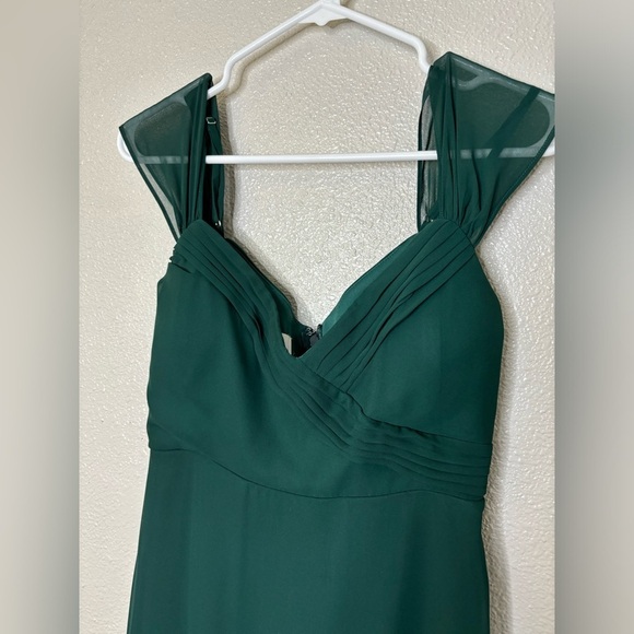 Birdy Grey Spence Convertible Dress in Chiffon Emerald XS - Picture 6 of 9